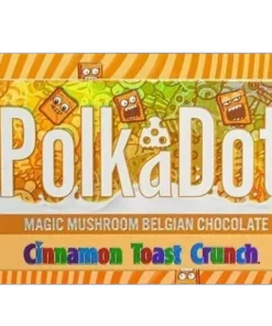 PolkaDot Magic Belgian Chocolate Bar Cinanmon Toast Crunch