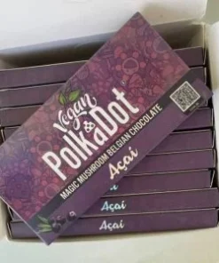 Vegan PolkaDot Magic Mushroom Belgian Chocolate Acai