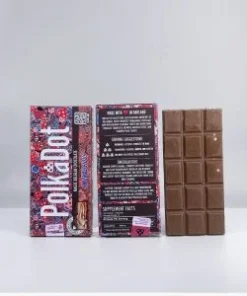 Indulge in the rich and delectable world of the PolkaDot Snickalicious Chocolate Bar. This extraordinary fusion of flavors brings together the irresistible sweetness of chocolate with the unique twist of medicinal mushrooms, offering a delightful and wholesome treat for both your taste buds and well-being.