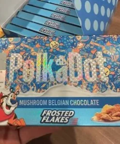 PolkaDot Magic Mushroom Belgian Chocolate Bar Frosted Flakes