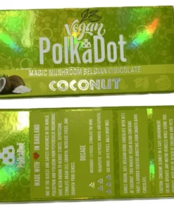 PolkaDot Magic Belgian Chocolate Bar Cococnut